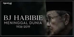 BJ Habibie Meninggal Dunia