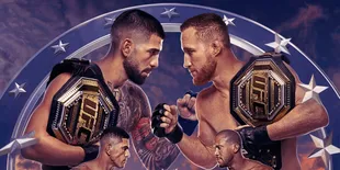 Bukan Sekadar Gelar Juara, Topuria dan Gaethje Duel Panas Demi Harga Diri
