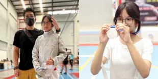 Cantik Berprestasi, Ini 7 Potret 2 Anak Baim dan Artika Sari Devi Ikut Turnamen Anggar - Aksinya Memukau