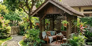 Cara Menata Gazebo Mini di Pekarangan Belakang agar Area Santai Lebih Nyaman dan Serasi