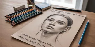Cara Menggambar Wajah Realistis untuk Pemula, Panduan dari Proporsi hingga Shading