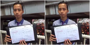 Cari Kerja di Jembatan Penyeberangan, Pemuda Ini Dipuji Netizen