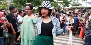 Catwalk di Citayam Fashion Week, Gisella Anastasia Bertemu Bonge: Ternyata Dia Senatural Itu