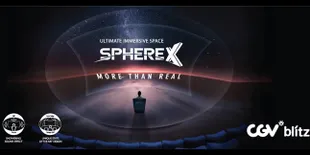 CGV Blitz Hadirkan Teknologi Sphere X Terbesar di Dunia