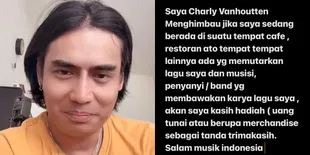 Charly Van Houten Janjikan Hadiah Bagi Kafe atau Penyanyi yang Bawakan Lagunya, Ini Syaratnya
