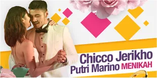 Ciuman Manis Chicco Jerikho Usai Sah Nikahi Putri Marino