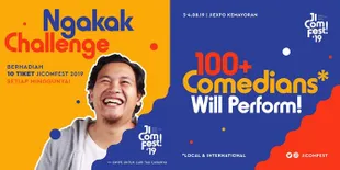 Cuma dengan Ketawa Kalian Bisa Dapetin Tiket Gratis JICOMFEST 2019, Ini Caranya!