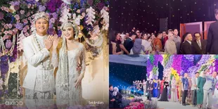 Cuma di Sini Seleb Pada Antri, Begini Panjangnya Antrian Buat Salaman dengan Pengantin di Pernikahan Rizky Febian
