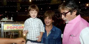 Cute! Abram Khan Yakin Amitabh Bachchan Adalah Ayah Shahrukh Khan