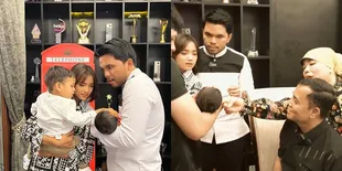 Penasaran Sejak Lihat Foto Ameena di HP, Ini Momen Gemas Gala Bertemu Anak Aurel Hermansyah dan Atta Halilintar