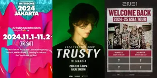 Daftar Konser K-Pop dan Fan Meeting November 2024 di Jakarta Indonesia, Ada Yugyeom GOT7 - 2NE1
