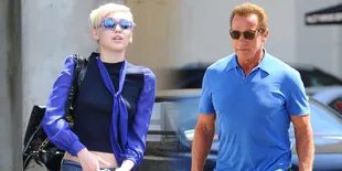 Dapat Restu, Miley Cyrus - Arnold Schwarzenegger Liburan Bareng