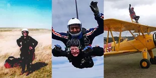 Dari Paragliding - Skydiving, Nenek 85 Tahun Hobi Uji Adrenalin
