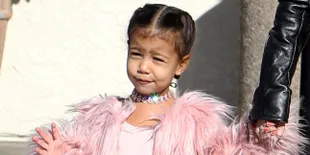 Datang ke Ultah Anak Tyga, North West Pakai Lipstik Kylie Jenner