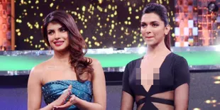 Deepika Padukone dan Priyanka Pakai Gaun Lace, Siapa Lebih Oke?