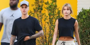 Dekati Kourtney Kardashian, Justin Bieber Peluk Hailey Baldwin