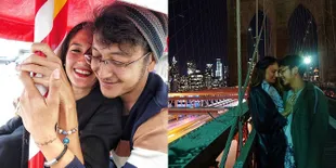 Deretan Momen Mesra Nadine Chandrawinata & Dimas Anggara di New York, Bikin Baper!