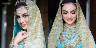 Detail Penampilan Anggun Irish Bella di Akad Nikah Dengan Ammar Zoni