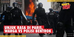 Detik-Detik Bentrokan Polisi dan Demonstran di Paris, Warga Blokir Semua Jalan