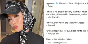Di Tengah Sengketa Royalti, Agnez Mo Beri Sindiran Halus Lewat Kata-Kata Bijak
