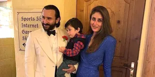 Dibantu Kareena Kapoor Pakai Sepatu, Taimur Ali Khan Tertawa Gembira