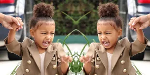 Dibarengi Sang Ayah, Lucunya North West Saat Latihan Balet