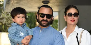 Digendong Saif Ali Khan di Pundak, Taimur Ali Khan Tampak Cute dan Enjoy