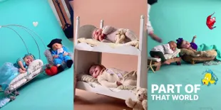 Dijodohkan Sejak Lahir, 11 Potret Gemasnya Baby Guzel dan Leslar Photoshoot Bareng - Bak Prewedding Didandani Ala Putri Negeri Dongeng Bersama Pangerannya