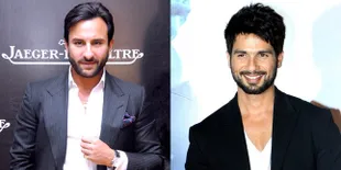 Dikabarkan Tak Akur, Saif Ali Khan dan Shahid Kapoor Satu Frame