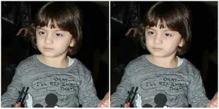 Dikerubungi Gadis Cantik, AbRam Khan Tiru Gaya Cool Aryan Khan