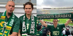 Ditemani Dul Jaelani, Begini 7 Potret Ahmad Dhani Nonton Langsung Pertandingan Bola - Bentangkan Slayer