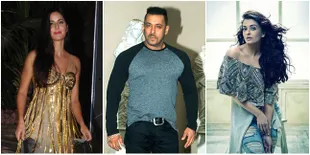 Duo Mantan Salman Khan, Aishwarya dan Katrina Kaif Akur di Pesta