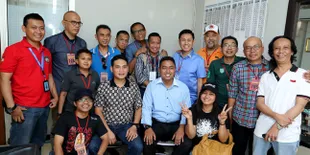 Eko Patrio Bersama Pelawak Senior Jenguk Mandra di Rutan Cipinang