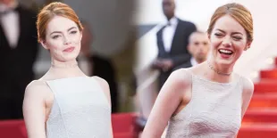 Emma Stone Tampil Cantik & Anggun di Lokasi Syuting 'LA LA LAND'