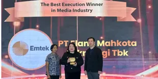 EMTEK Raih Penghargaan Tata Kelola Perusahaan dan Keberlanjutan Bisnis di SPEx2 Awards