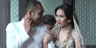 Enji Tak Terlihat di Pengajian Haji Keluarga Ayu Ting Ting