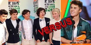 Fans Bieber dan One Direction 'Perang' Demi Piala MTV VMA