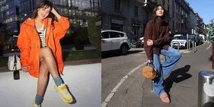 Fashion Cantik Raisa Dengan Sepatu Sneakers, Bergaya Sporty Namun Tetap Elegan