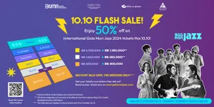 Flash Sale 10.10 Tiket International Golo Mori Jazz 2024  Diskon up to 50%, Nikmati Keindahan Alam Indonesia dengan Alunan Musik