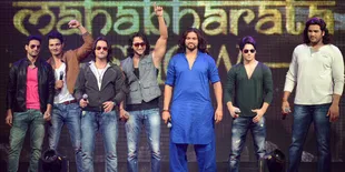 [Foto] 'Barak' Pemain 'Mahabharata' Selama Syuting di India