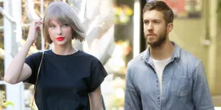 [FOTO] Berbikini Hot, Taylor Swift Cium Mesra Calvin Harris