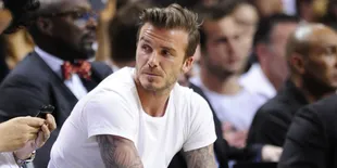 [Foto] Dimakan Usia, Wajah David Beckham Semakin Tua