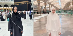 Foto-Foto Cantik Puteri Modiyanti Kenakan Hijab saat Tunaikan Umroh di Tanah Suci, Dibanjiri Pujian Warganet