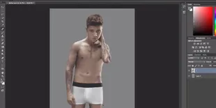 Foto Justin Bieber di Calvin Klein, Ternyata Hasil 'Photoshop'