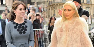 [FOTO] Ketahuan! Kate Middleton Pakai 'Baju Lama' Kim Kardashian