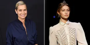 [FOTO] Ketahuan Pinjam Baju Gigi Hadid, Yolanda Makin Hot Mom