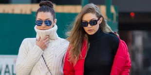 [FOTO] Ketika Bella & Gigi Hadid Kompak Dandan Seksi, Cantik Mana?