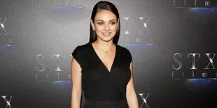 [FOTO] Ketika Mila Kunis Muncul Tanpa Makeup & Dandan Jadi Orang Biasa