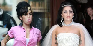 [Foto] Lady Gaga - Amy Winehouse, Serupa Tapi Tak Sama