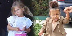[FOTO] Mirip Banget, Penelope Disick Pinjam Coat North West?